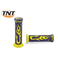 TNT Grips Flames Yellow