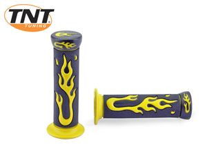 TNT Grips Flames Yellow