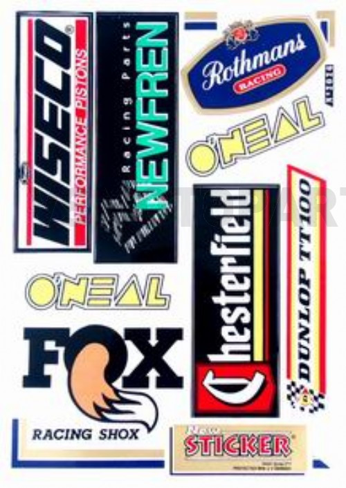 Stickerset Chesterfield Rothmans Wiseco