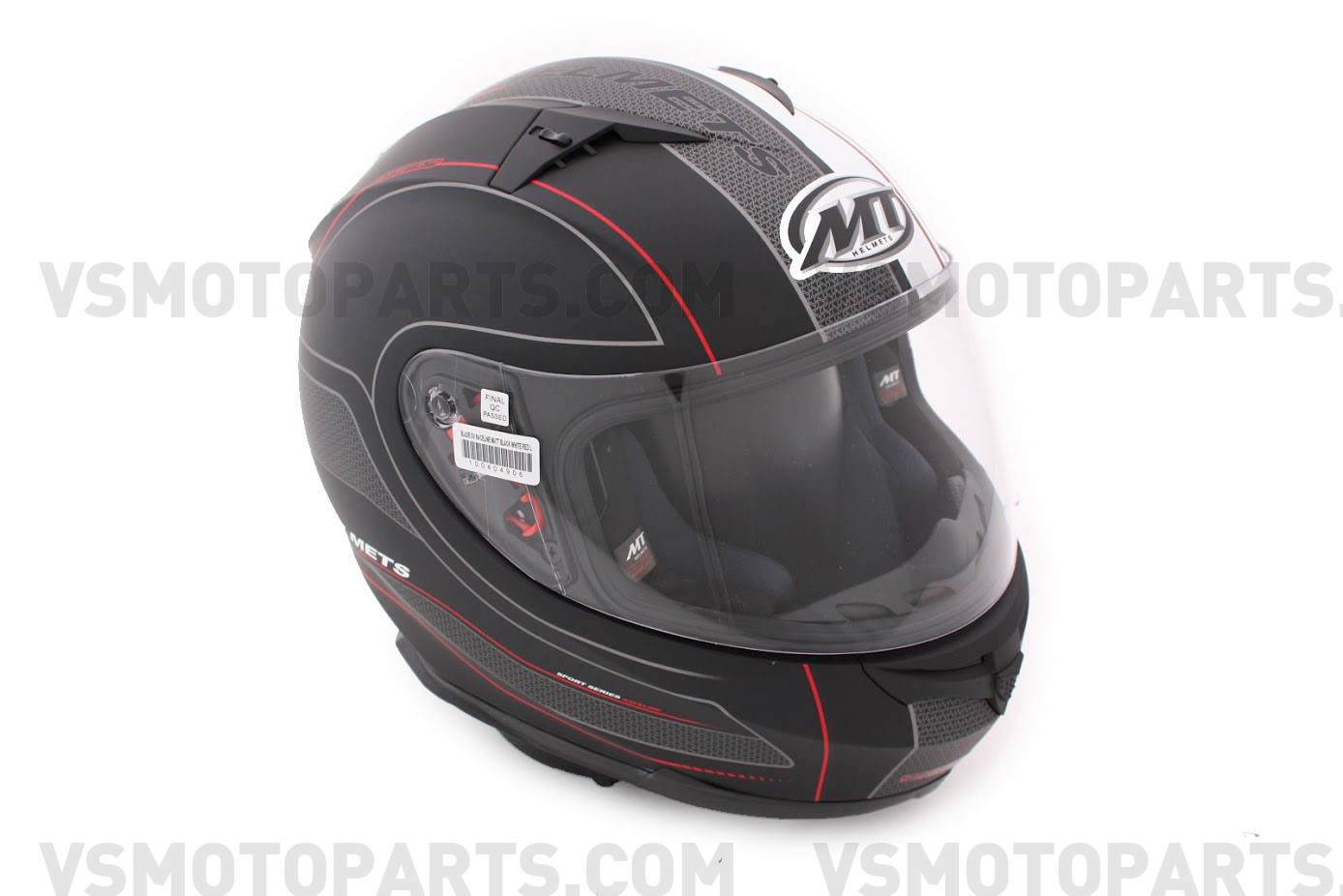 MT Helmet Blade SV Raceline Matt Black / Red / White