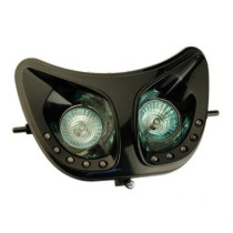 TunR Headlight LED Black Derbi Senda SM