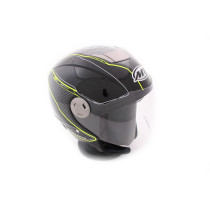 MT Jet Helmet City Eleven Dynamic Black / Fluor