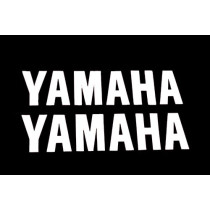 Stickerset Yamaha White